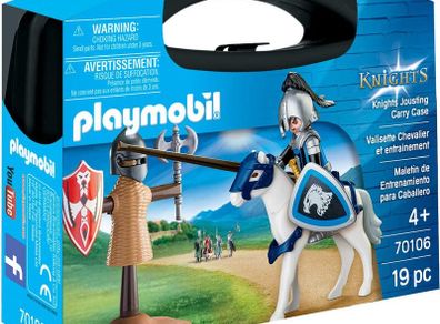 New:  Playmobil Knights Jousting Carry Case 70106