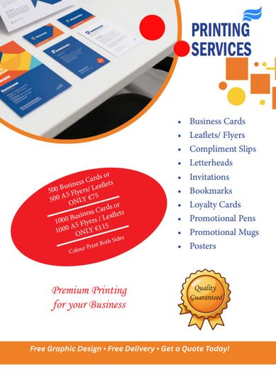 Professional Printing Services - Business Cards, Flyers and More