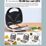 Domestic King Sandwich Toasters 750 Watts Euro Prices Powerful and Versatile With Two Indicator Lights Power On /Sandwich Ready To Enjoy Image 5
