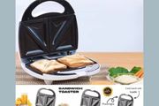 Domestic King Sandwich Toasters 750 Watts Euro Prices Powerful and Versatile With Two Indicator Lights Power On /Sandwich Ready To Enjoy