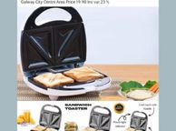 main image for ad Domestic King Sandwich Toasters 750 Watts Euro Prices Powerful and Versatile With Two Indicator Lights Power On /Sandwich Ready To Enjoy