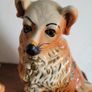 19th century Staffordshire russet & tan dogs Image 3