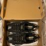 Skechers Women's D'Lites Black with Gold Trim Size UK 5 Eur 38 BNIB Image 4