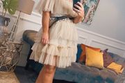 h&amp;m tulle dress