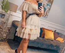 h&m tulle dress