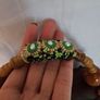 Mary Frances Vintage Designer Beaded Bag With Semi Precious S Image 8
