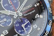 Watch Seiko Sportura. Chronograph. Alarm
