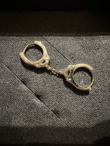 White gold Maria Tash handcuff earring