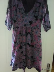 Oasis cold shoulder dress..