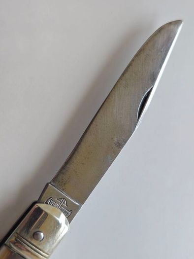 Antique 1930s Victoria Victorinox Swiss Army Knife Farmers Knife with Buffalo Horn handle Rare Collectable