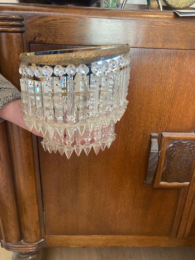 Vintage Wall Light - Crystal
