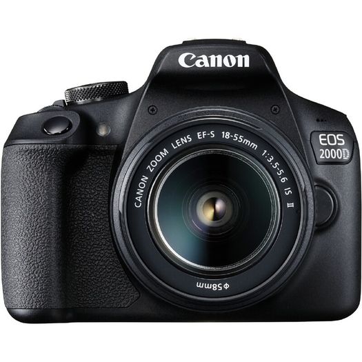 Canon Eos 2000d Dslr Camera With Ef-s 18-55mm Is Ii Lens - 24.1mp - 04221