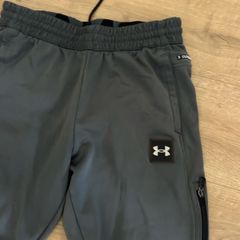 Under Armour Mens Grey Woven Training Tracksuit Bottoms