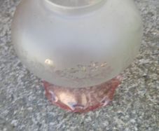 Vintage Satin Oil Lampshade