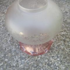 Vintage Satin Oil Lampshade