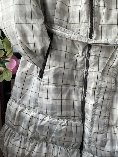 jacket Edina Ronay Feather & down jacket black & white size 12
