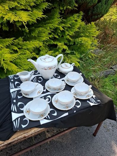 China delicate porcelain tea set postage possible