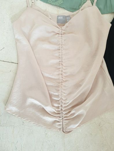 3 x camisole tops uk8