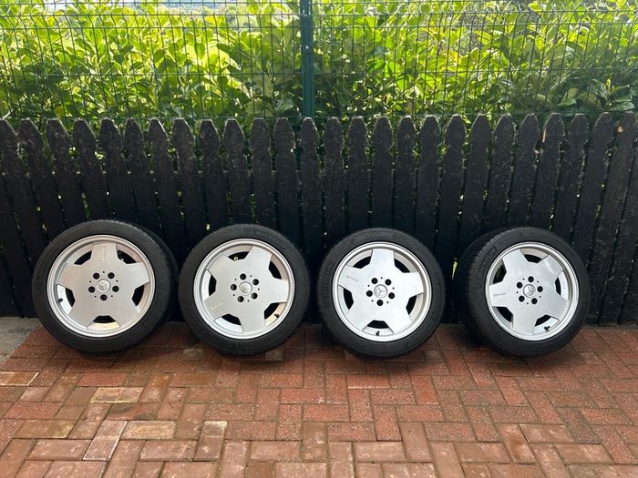 17" Mercedes AMG Aero Alloys with Michelin Tires