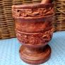 wooden mortar and pestle Image 2