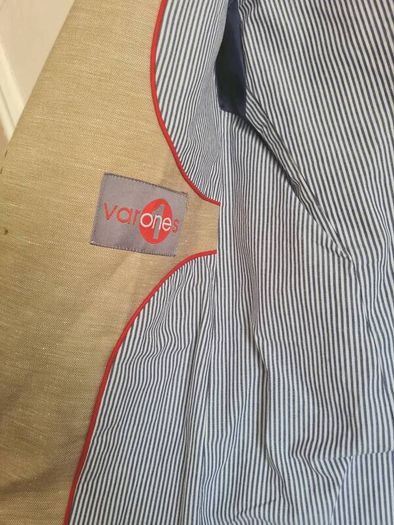 boys Varones beige suit jacket