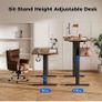 Electric Standing Desk, 100 x 60 cm Height Adjustable Sit Stand Desk Image 8