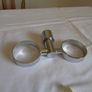 Chrome  Plated Twin Glass Holder for Sale Image 2