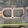 Large vintage Cast iron sliding barn door hangers Image 5