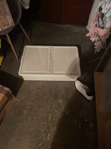IKEA stage box with lid SOCKERBIT