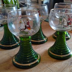 Vintage Beehive Stem Glasses