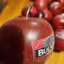 27 X Faux Fake Decorative Red Apples IN A VINTAGE Jacob's Buiscuit Tin. Image 10
