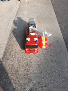 Kids fire engine ride on