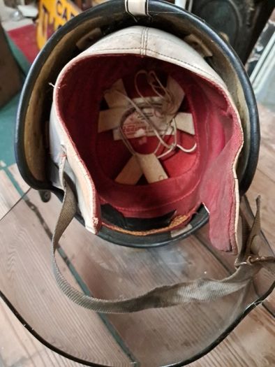 Vintage Stadium Motorcycle Helmet