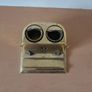 Antique brass inkwell and desk calendar set Image 4