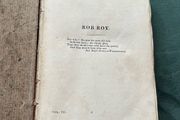 Antique Rob Roy book