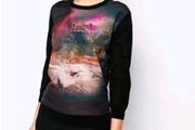 Ted Baker silk cashmere waterfall sweater
