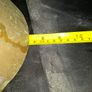Antique Copper Cauldron featuring a Forged Bail Handle, Postage Available, Image 9