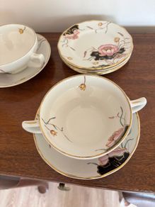 Mason's Waterlily Pattern Soup Set