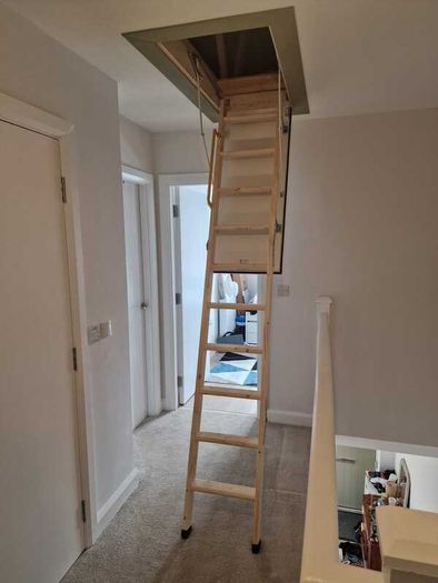 Attic stairs/ attic ladder and flooring supplied and fitted