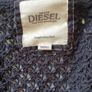 diesel wool blend cardigan size small navy pit to pit 19" Image 7