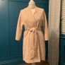 Top shop wrap cream coat. Size 8 Image 3