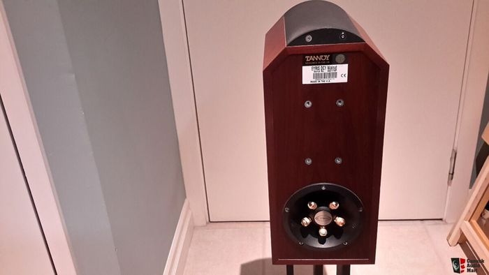 Tannoy  Flagship Dimension Range Eyris one speakers solid walnut absolute stunning looking and sound to match