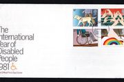 1981 Great Britain International Year for the Disabled Commemorative stamps Royal Mail First Day Cover (FDC)