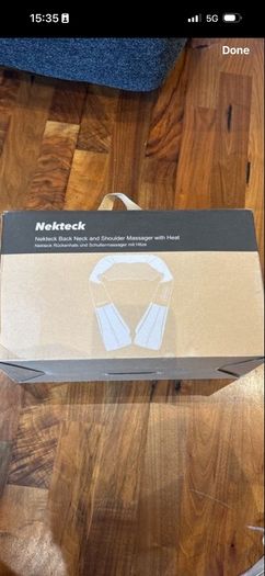 Nekteck Neck & Shoulder Massager with Heat Brand New, Unopened