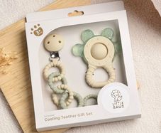 Little Rawr Cooling Teether Gift Set - Brand New In Box (BNIB)