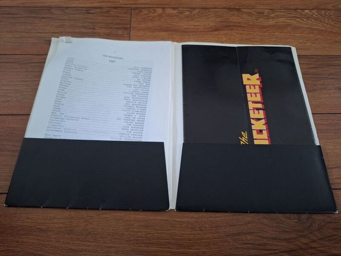 The Rocketeer 1991 Movie Press Kit