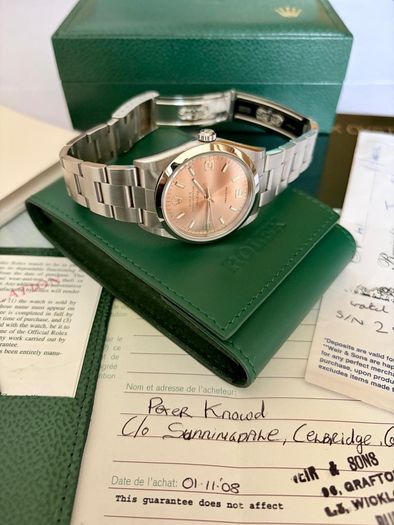 Rolex Air King pink 34mm