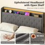King Bed Frame with Headboard Image 8