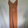 Sisterhood Orange Slip Wave Print Dress Image 4