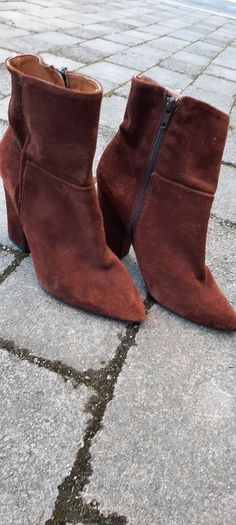 Brown Suede Ankle Boots